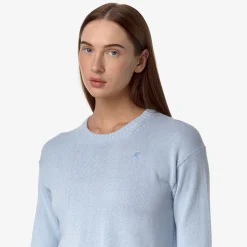 Hot K-Way DOMITINE COTTON CASHMERE Blueballad