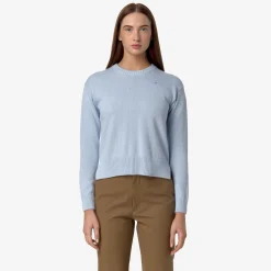Hot K-Way DOMITINE COTTON CASHMERE Blueballad