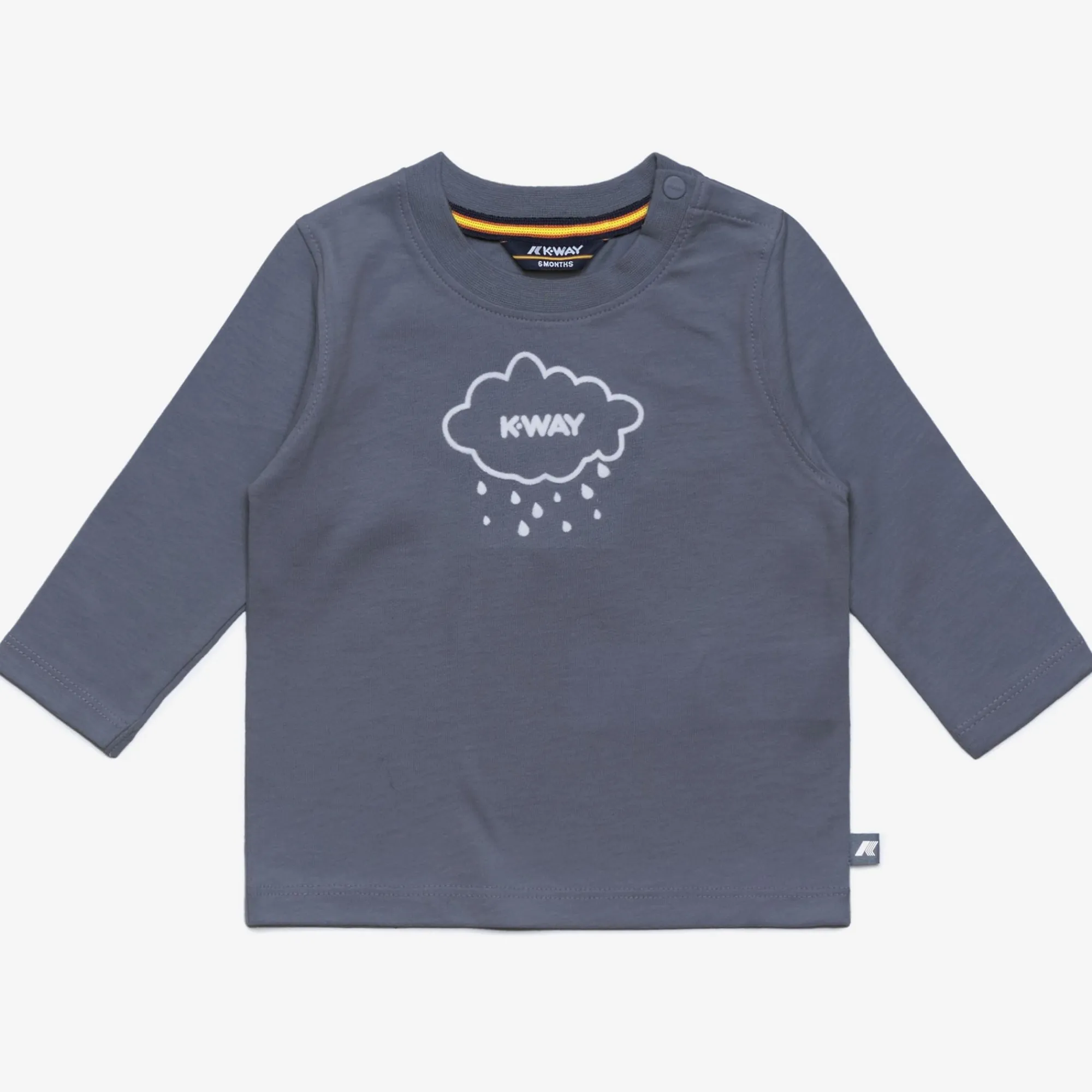 Discount K-Way E. ELMETTE CLOUDY Greyblueavio