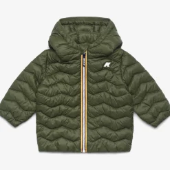 Outlet K-Way E. JACK QUILTED WARM Greencypress