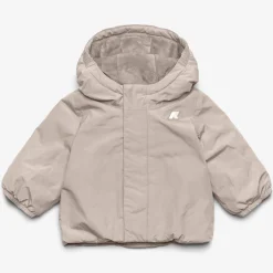 Outlet K-Way E. JACK SOFT TOUCH MARMOTTA Beigeg-greyb