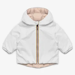 Outlet K-Way E. JACK ST THERMO REVERSIBLE Whiteg-pinkt