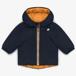 K-Way E. JACK ST THERMO REVERSIBLE Bluedepth-yellowinca