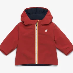 Hot K-Way E. JACK ST WARM REVERSIBLE Redp-blued