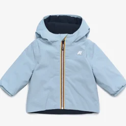 Best K-Way E. JACK ST WARM REVERSIBLE Bluea-blued