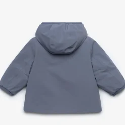 New K-Way E. JACK ST WARM REVERSIBLE Greyblueavio-beigegrey