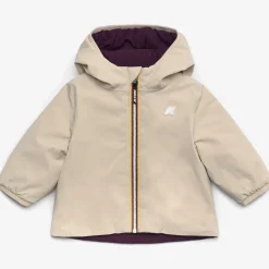 Sale K-Way E. JACK ST WARM REVERSIBLE Blued-pinkt