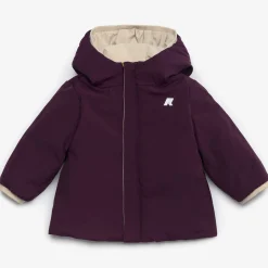 Sale K-Way E. JACK ST WARM REVERSIBLE Blued-pinkt