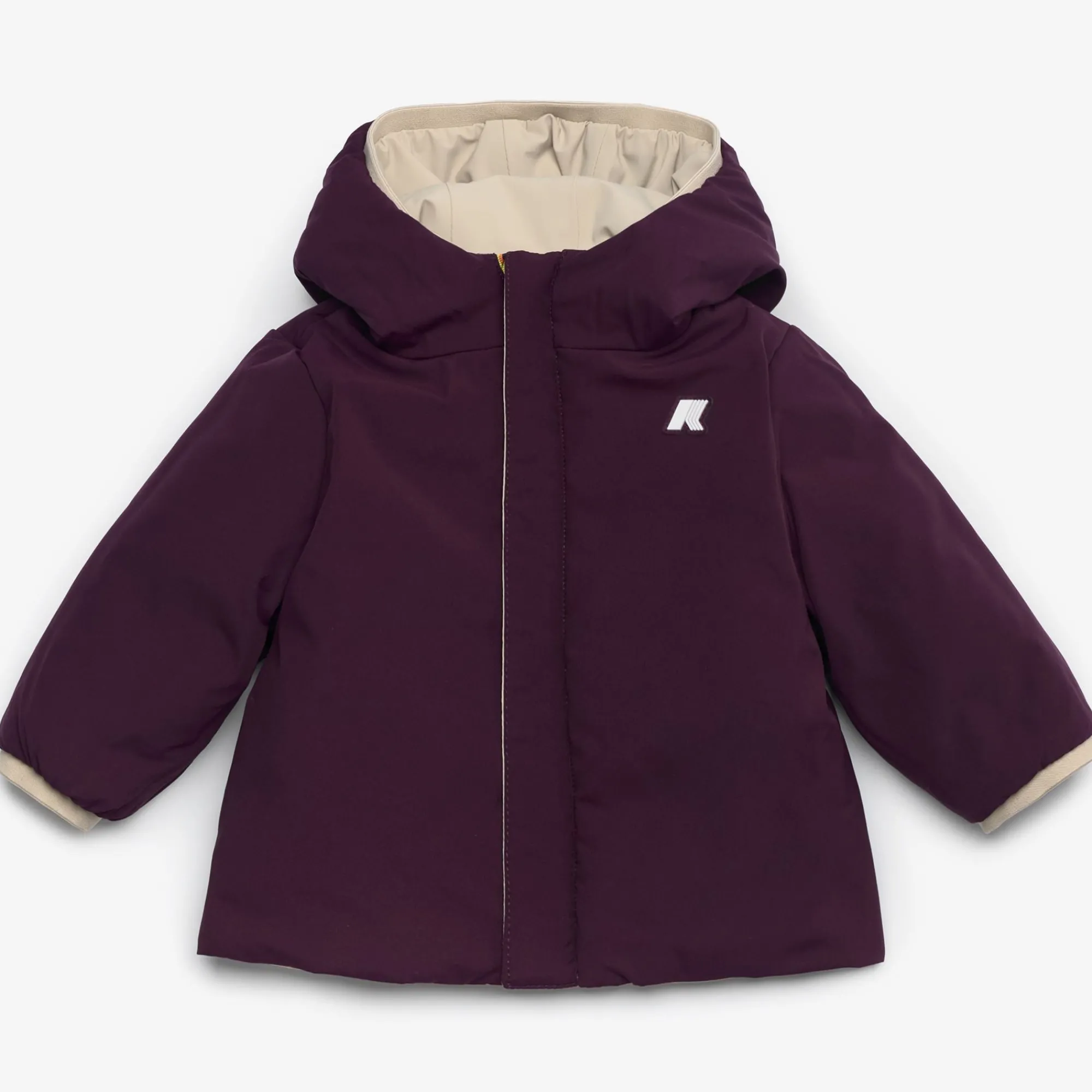 Sale K-Way E. JACK ST WARM REVERSIBLE Blued-pinkt