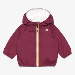 K-Way E. JAKE PLUS.2 REVERSIBLE Reddk-white