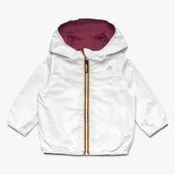 K-Way E. JAKE PLUS.2 REVERSIBLE Reddk-white