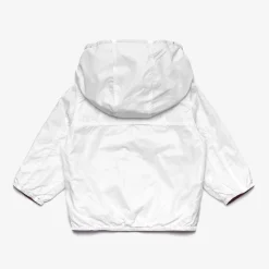 K-Way E. JAKE PLUS.2 REVERSIBLE Reddk-white