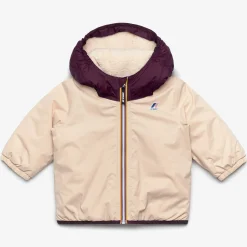 Online K-Way E. LE VRAI 3.0 CLAUDINE ORSETTO Pinkt-violetdk-ecru