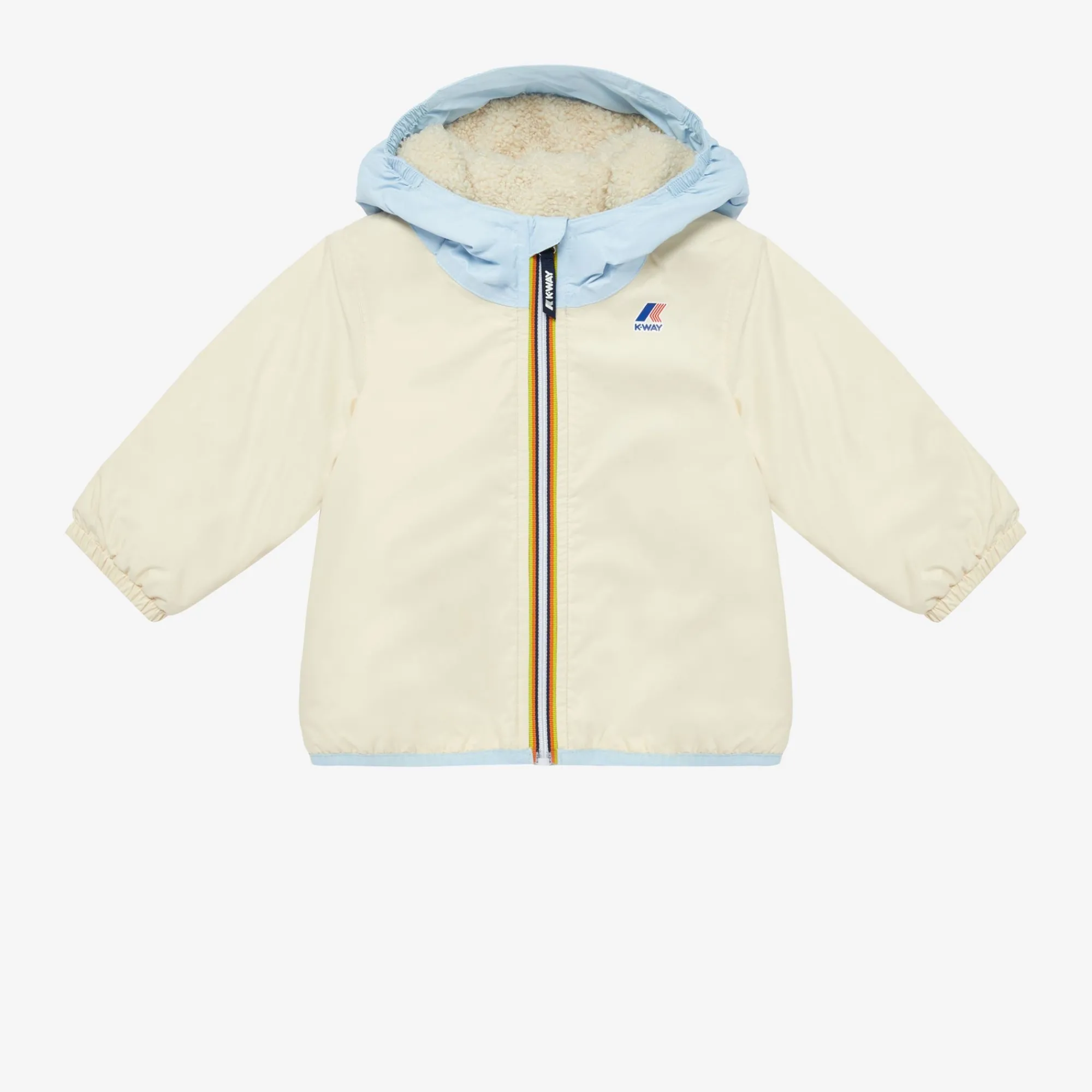 Sale K-Way E. LE VRAI 3.0 CLAUDINE ORSETTO Beige-azure-ecru