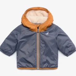 Best K-Way E. LE VRAI 3.0 CLAUDINE ORSETTO Greyavio-yellow-ecru