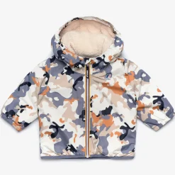 New K-Way E. LE VRAI 3.0 CLAUDINE ORSETTO GRAPHIC Ecru-camoboyavio