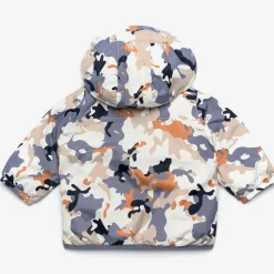 New K-Way E. LE VRAI 3.0 CLAUDINE ORSETTO GRAPHIC Ecru-camoboyavio