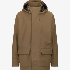 New K-Way ERHAL TECH WOOL BLEND Browncorda-bluedepth