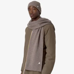 K-Way ETIENNE CARDIGAN STITCH WOOL Beigetaupemelange