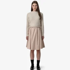 Outlet K-Way GAELA SATIN Pinktint