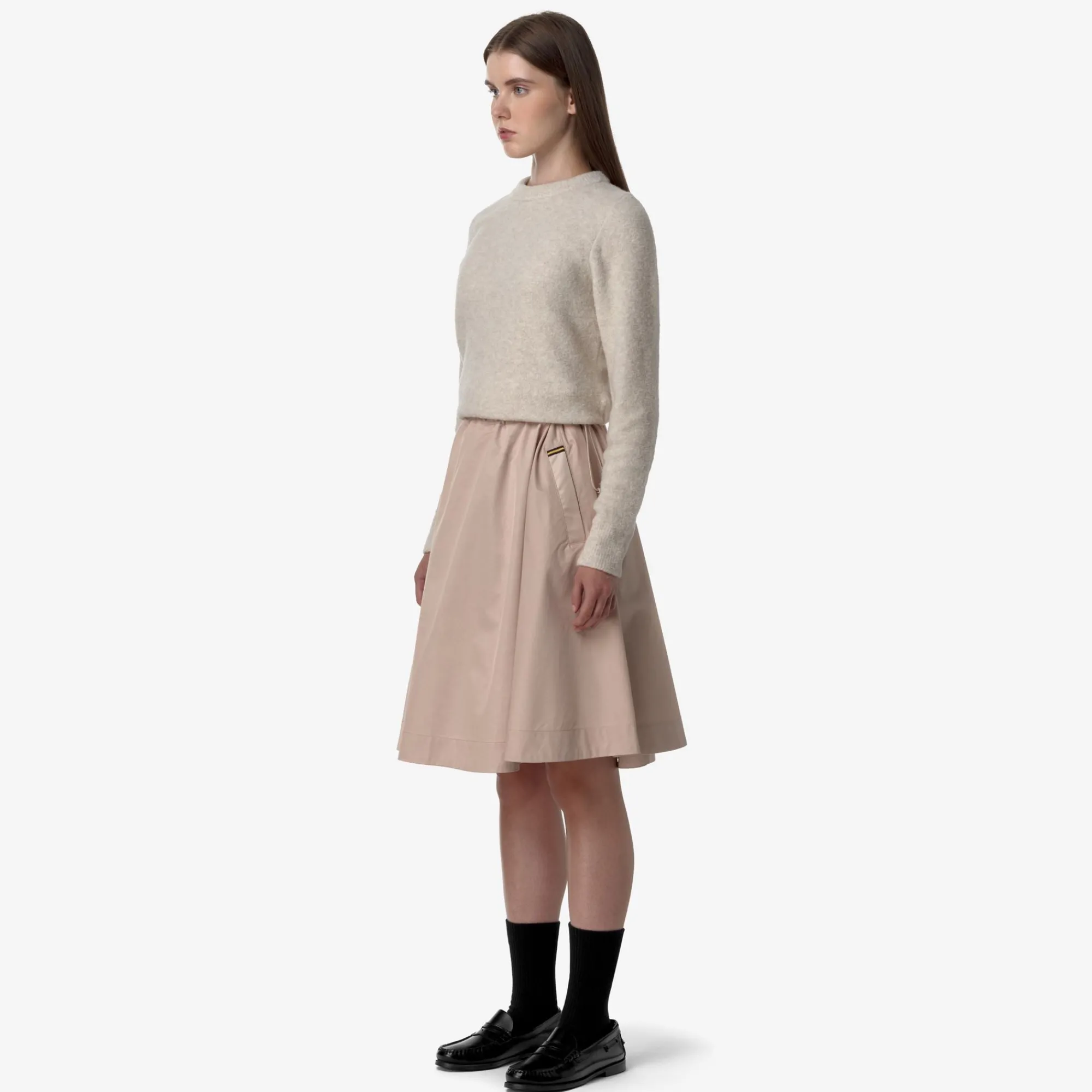 Outlet K-Way GAELA SATIN Pinktint