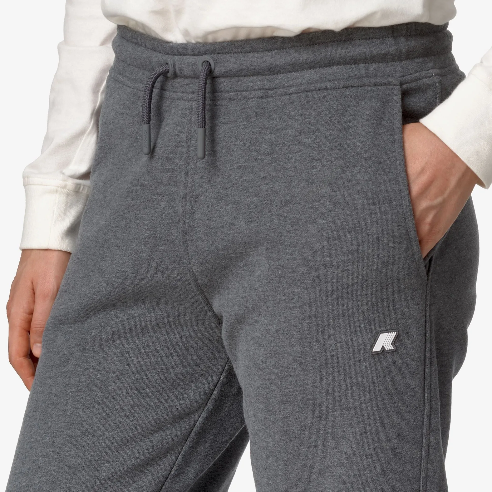 Sale K-Way GINEVRETTE FLEECE PEACH Greymdmel