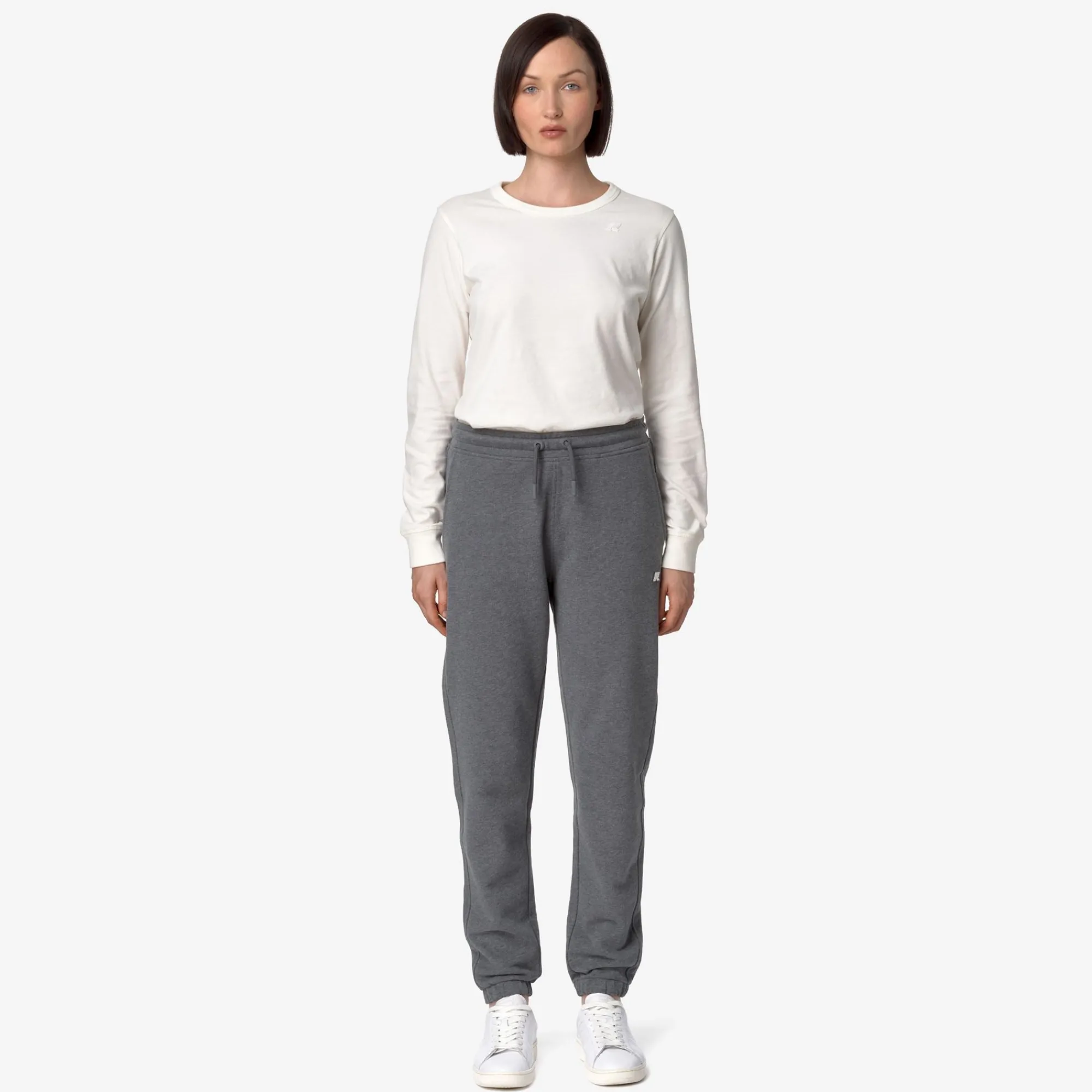 Sale K-Way GINEVRETTE FLEECE PEACH Greymdmel