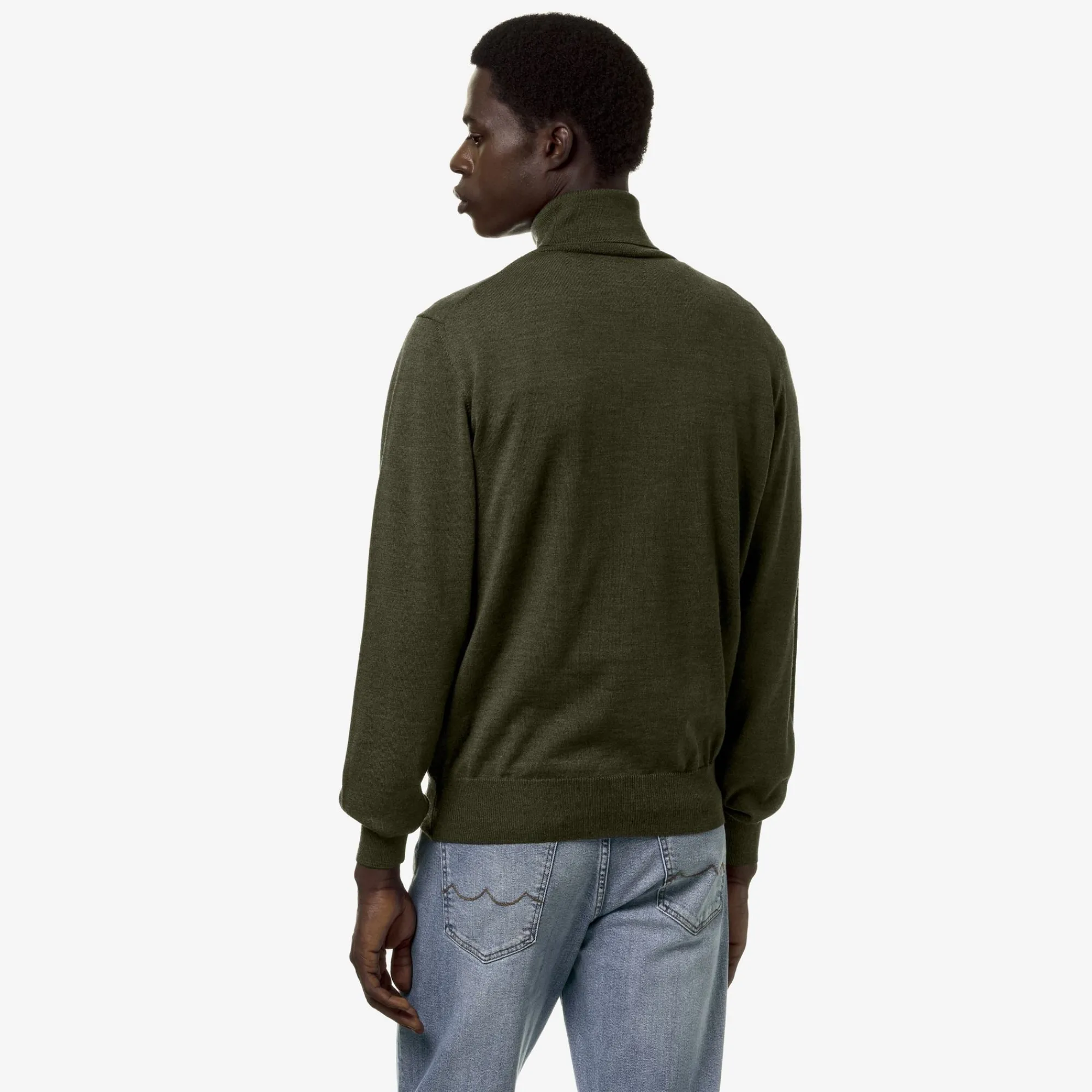 Sale K-Way HENRY MERINO Greenblackish