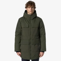 Clearance K-Way HODEL FABRIC MIX Greenblackish