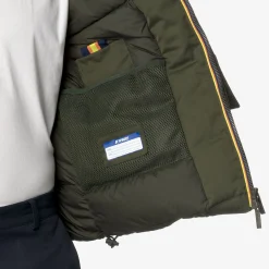 New K-Way HODIN FABRIC MIX Greenblackish