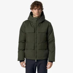 New K-Way HODIN FABRIC MIX Greenblackish