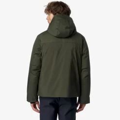 New K-Way HODIN FABRIC MIX Greenblackish