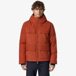 Outlet K-Way HODIN FABRIC MIX Redpompeian