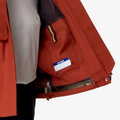 Best K-Way ISARTHE TECH WOOL BLEND Redpompeian-bluedepth