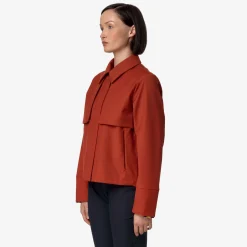 Best K-Way ISARTHE TECH WOOL BLEND Redpompeian-bluedepth