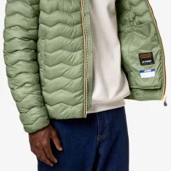 Outlet K-Way JACK QUILTED WARM Greensage