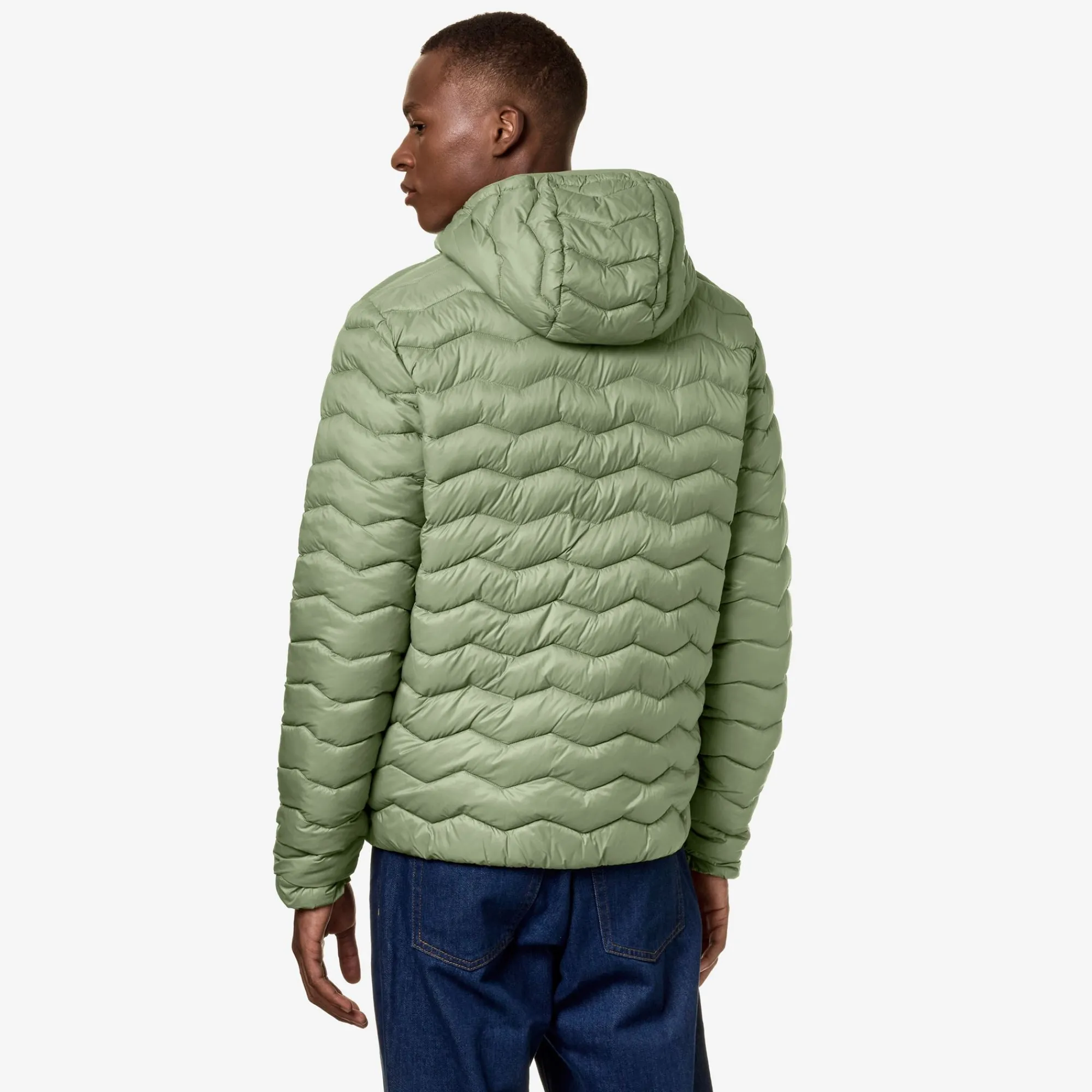 Outlet K-Way JACK QUILTED WARM Greensage