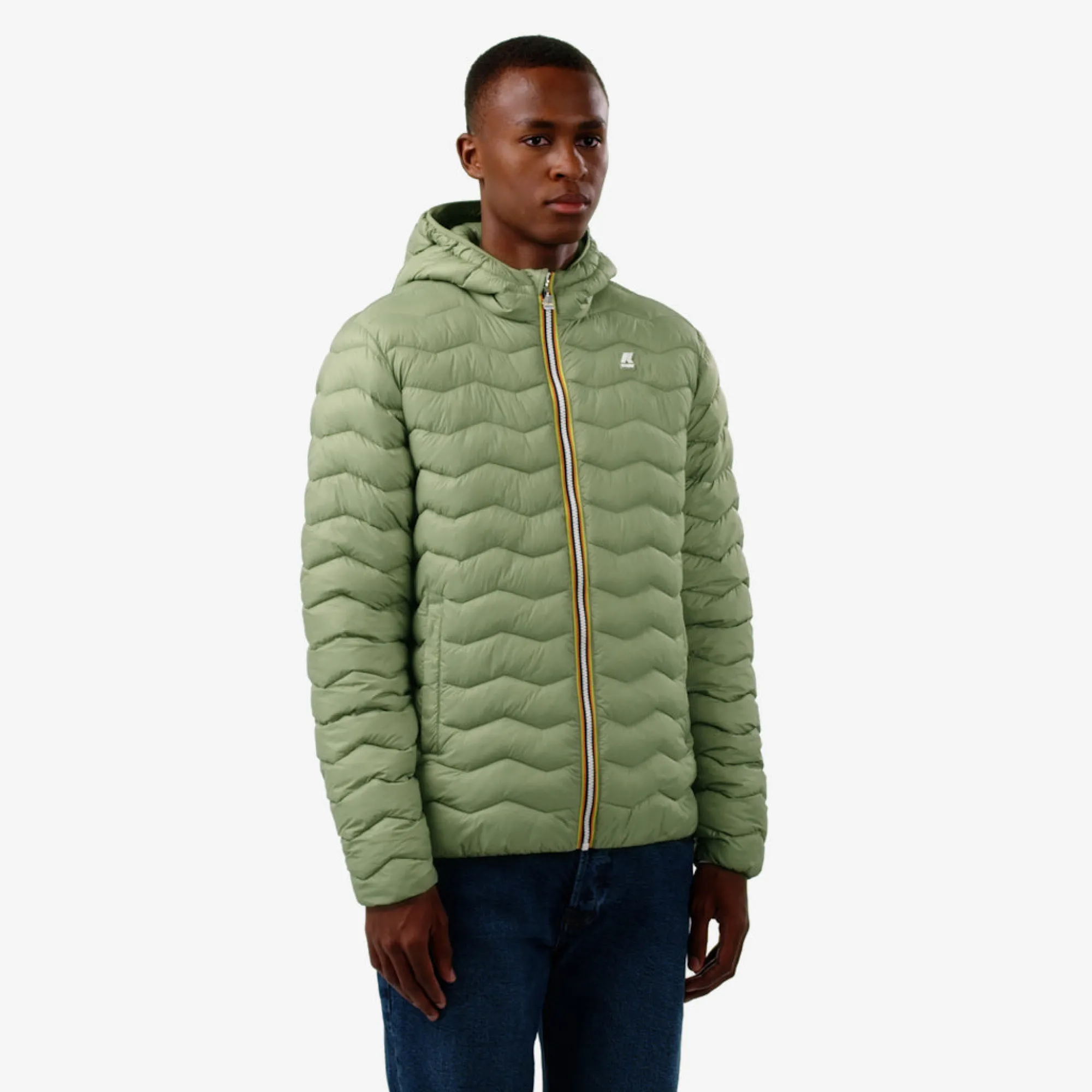 Outlet K-Way JACK QUILTED WARM Greensage