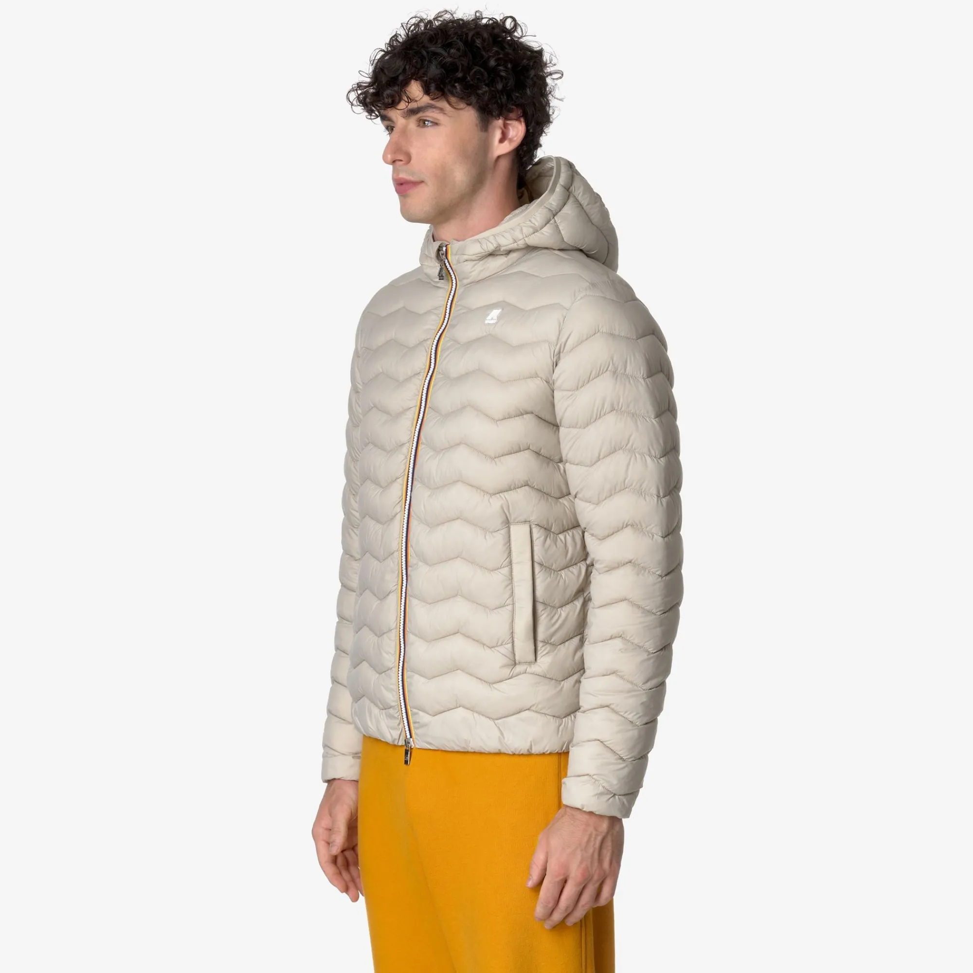 Hot K-Way JACK QUILTED WARM Beigegrey
