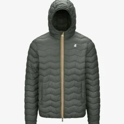 Outlet K-Way JACK QUILTED WARM Greenblackish