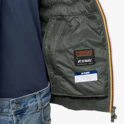 Outlet K-Way JACK QUILTED WARM Greenblackish