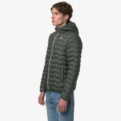 Outlet K-Way JACK QUILTED WARM Greenblackish