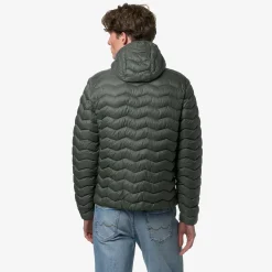 Outlet K-Way JACK QUILTED WARM Greenblackish