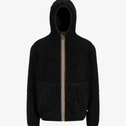 Discount K-Way JACK SHERPA POLAR REVERSIBLE Blackp-blackp
