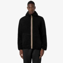 Discount K-Way JACK SHERPA POLAR REVERSIBLE Blackp-blackp