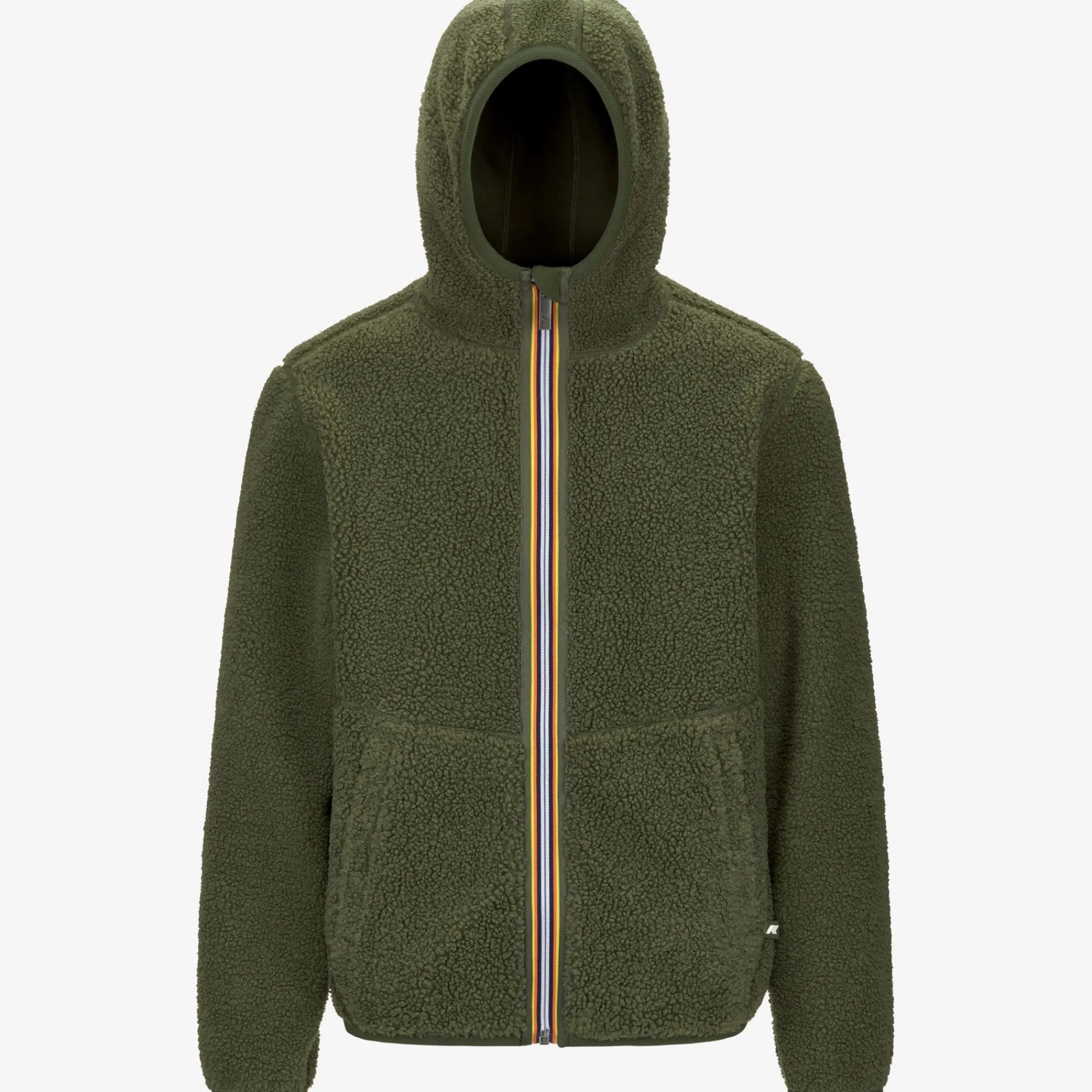 Hot K-Way JACK SHERPA POLAR REVERSIBLE Greenc-greenc