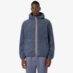 Sale K-Way JACK SHERPA POLAR REVERSIBLE Greybluea-greybluea