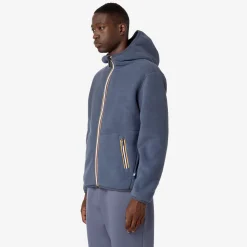 Sale K-Way JACK SHERPA POLAR REVERSIBLE Greybluea-greybluea