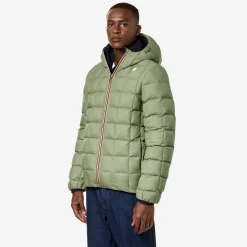 Sale K-Way JACK ST THERMO REVERSIBLE Blued-greens