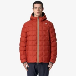 Hot K-Way JACK ST THERMO REVERSIBLE Greenblackish-redpompeian